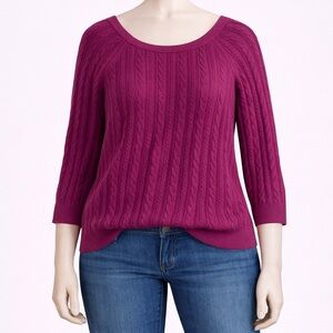 American Eagle Outfitters Cable Knit Sweater Sz XS